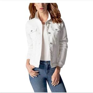NWT Buffalo David Bitton white denim jacket